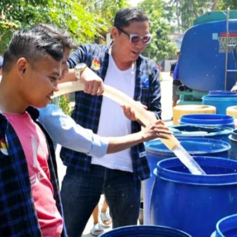 Gaungkan Kampanye berbasis Program, Prima Banten Sosialisasikan Andra Soni-Dimyati lewat Program Air Bersih